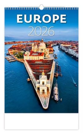 Europe 2026 - nástěnný kalendář
