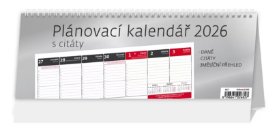 Kalendář stolní 2026 - Plánovací kalendář s citáty