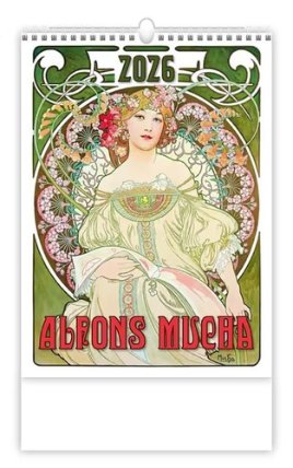 Alfons Mucha 2026 - nástěnný kalendář
