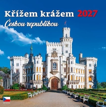 Křížem krážem Českou republikou 2027 - nástěnný kalendář