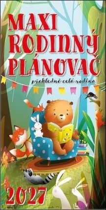 MAXI rodinný plánovač 2027 - nástěnný kalendář