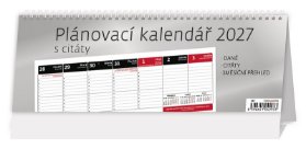 Kalendář stolní 2027 - Plánovací s citáty