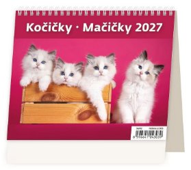 Kalendář stolní 2027 - MiniMax Kočičky