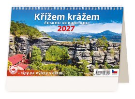 Křížem krážem Českou republikou 2027 - stolní kalendář