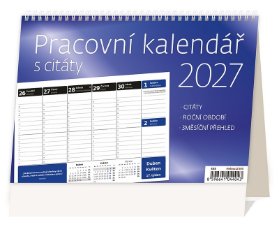 Kalendář stolní 2027 - Pracovní s citáty