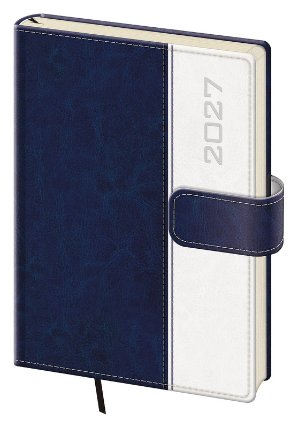 Diář 2027 denní A5 Classic s magnetem - modrá