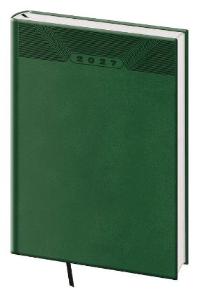 Diář 2027 denní A5 Print Classic - zelená