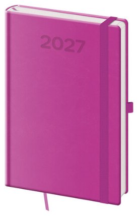Týdenní diář 2027 A5 Print Pop fialový