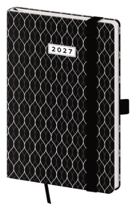 Kapesní diář 2027 A6 Vario Nexus s gumičkou