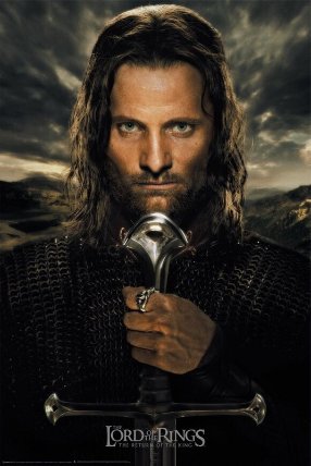 Plakát 61x91,5cm - Lord of the Rings - Aragon