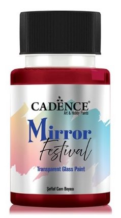 Barva na zrcadlo Cadence Mirror Festival, 50 ml - red, červená