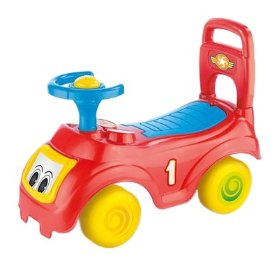 Odrážedlo auto červené s opěradlem