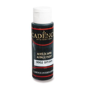 Akrylová barva Cadence Premium - černá / 70 ml