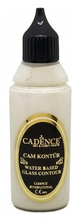 Kontura na sklo a porcelán Cadence, 50 ml - pearl, perleťová