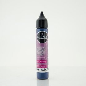 Tekuté perly metalické Cadence - Safírová / 25 ml