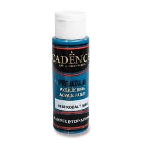 Akrylová barva Cadence Premium - modrá / 70 ml