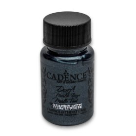 Metalická akrylová barva Cadence Dora Metalic - tmavě tyrkysová / 50 ml