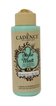 Matná akrylová barva Cadence Style Matt - mátová pastelová / 120 ml