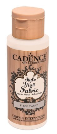 Textilní barva Cadence Style Matt Fabric - karamelová / 50 ml