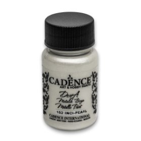 Metalická akrylová barva Cadence Dora Metalic - perleťová / 50 ml