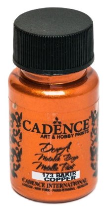 Metalická akrylová barva Cadence Dora Metallic, 50 ml - copper, měděná