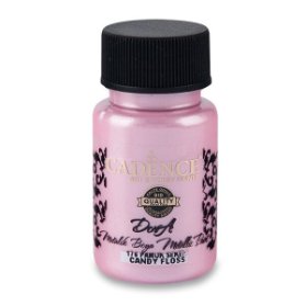 Metalická akrylová barva Cadence Dora Metalic - cukrová vata / 50 ml