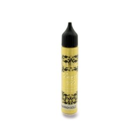Metalická kontura a 3D barva Cadence Dora - sytá zlatá / 25 ml