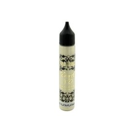 Metalická kontura a 3D barva Cadence Dora - platinová / 25 ml