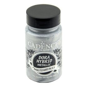 Univerzální barva Cadence Dora Hybrid, 90 ml - silver, stříbrná