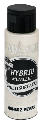 Metalická barva na všechny povrchy Cadence Hybrid Metallic, 70 ml - pearl, perleťová