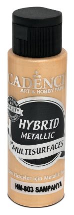 Metalická barva na všechny povrchy Cadence Hybrid Metallic, 70 ml - champaigne, šampaňská