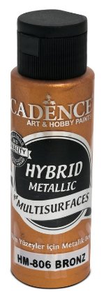 Metalická barva na všechny povrchy Cadence Hybrid Metallic, 70 ml - bronze, bronzová