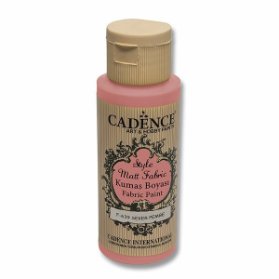 Textilní barva Cadence Style Matt Fabric - cukrová růžová / 50 ml