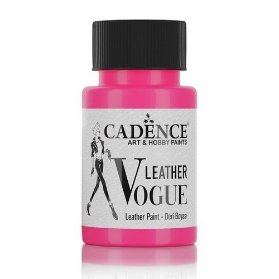Barva na kůži Cadence Leather Vogue, 50 ml - fuchsia, fuchsiová