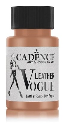 Metalická barva na kůži Cadence Leather Vogue, 50 ml - bronze, bronzová