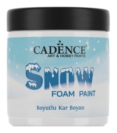 Sněhová barva na sklo Cadence Snow Foam Paint, 250 ml