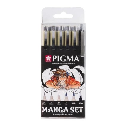 Sada Sakura Manga Pigma 5 per a technická tužka