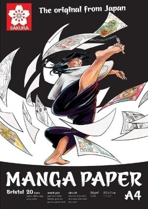 Skicák Manga pro komiksy Sakura 250g, A4