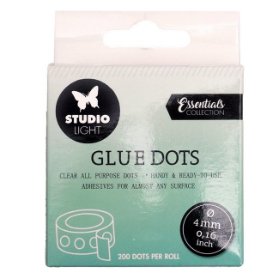 Gelové lepicí tečky Studio Light, oboustranné , 110 ks - 4mm