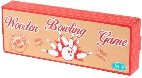 Retro: Wooden Bowling Game/Stolní bowling