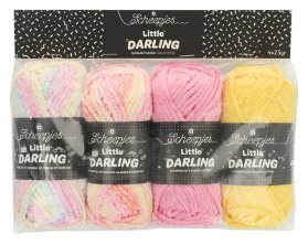 Sada přízí Little Darling Sprinkled Gradient 4x25g 25192 - Scheepjes