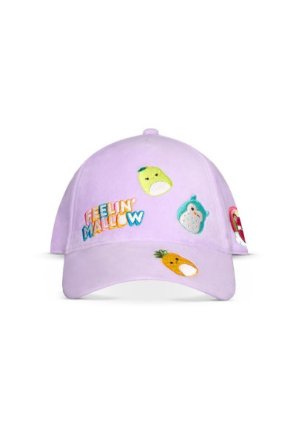 Squishmallows Kšiltovka - mix fialová