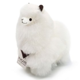Plyšová hračka Alpaca SMALL– IVORY WHITE