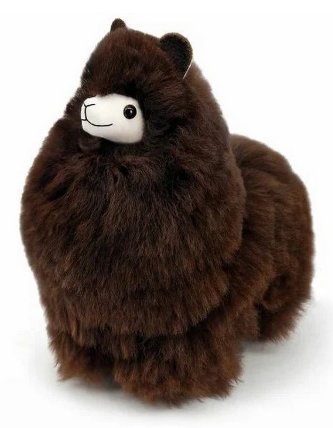 Plyšová hračka Alpaca SMALL - CHOCOLATE