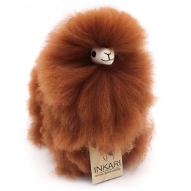 Plyšová hračka Alpaca SMALL MONSTER FLUFF – HAZELNUT