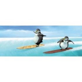 Záložka - Úžaska - Tučňáci na snowboardu