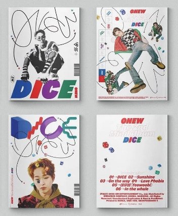 CD Onew - Dice (Photobook Version)