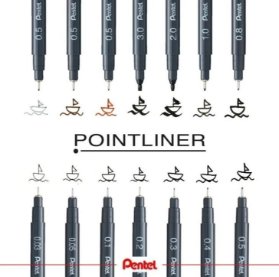 PENT.S20P-5N POINTLINER GREY 0,5MM