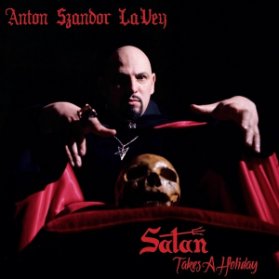 LP Anton Lavey - Satan Takes a Holiday (Red Marbled vinyl)