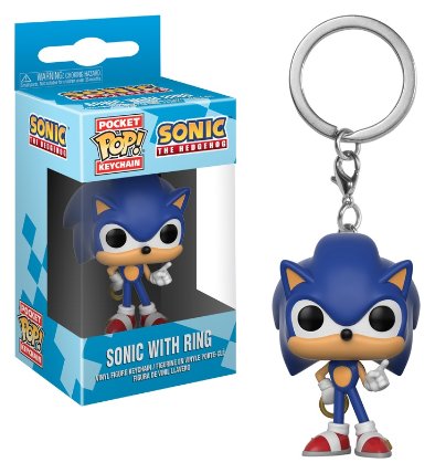 Funko POP Keychain: Sonic - Sonic with RIng